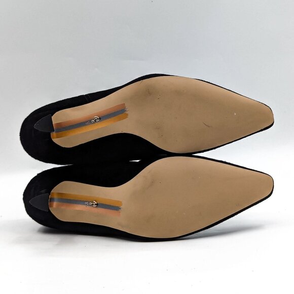 Sam Edelman Women Moe Western Cowboy Black Suede Boots size 8 - Picture 6 of 12